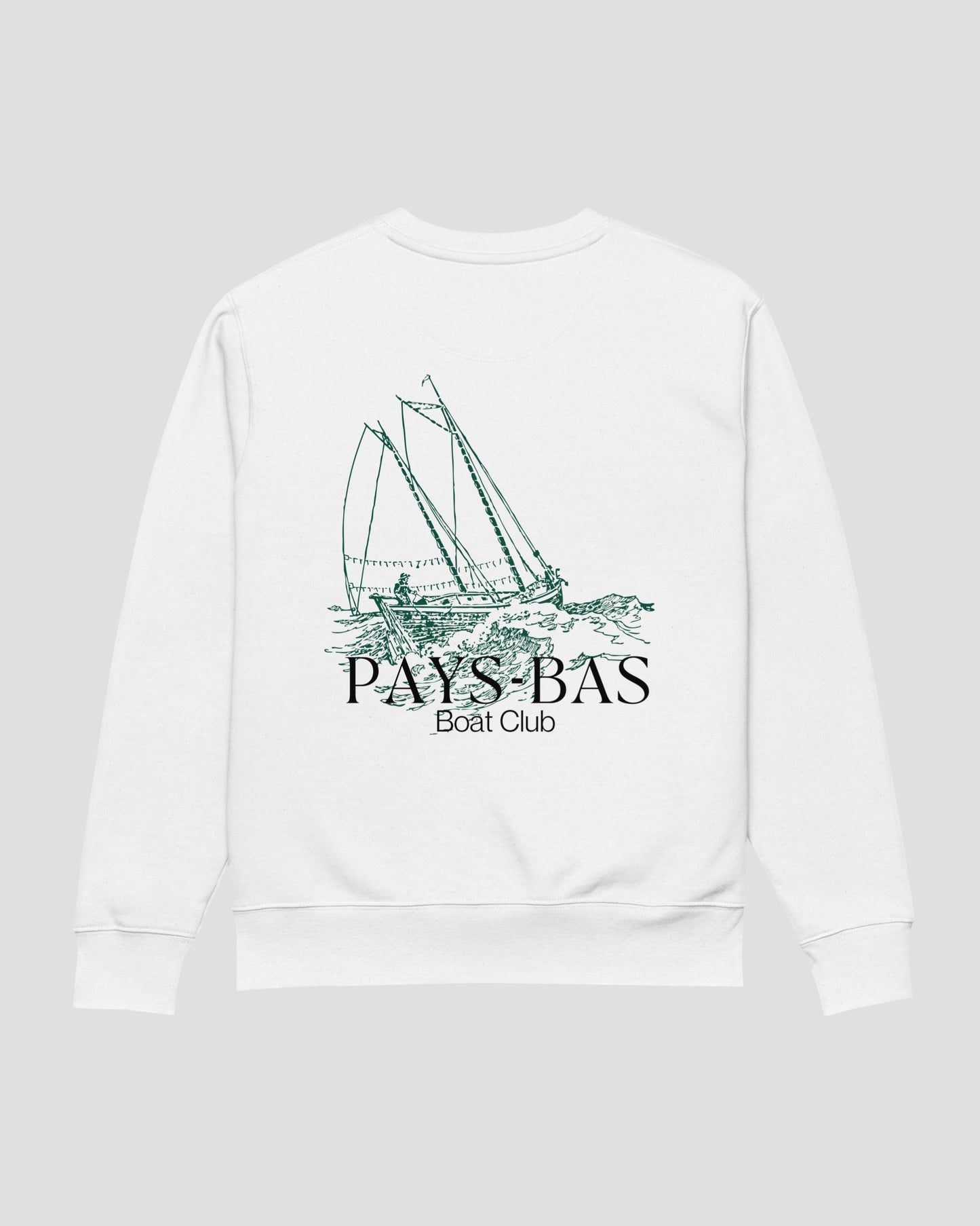Sailing Boat Sweater White
