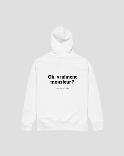 Vraiment Monsieur Hoodie White