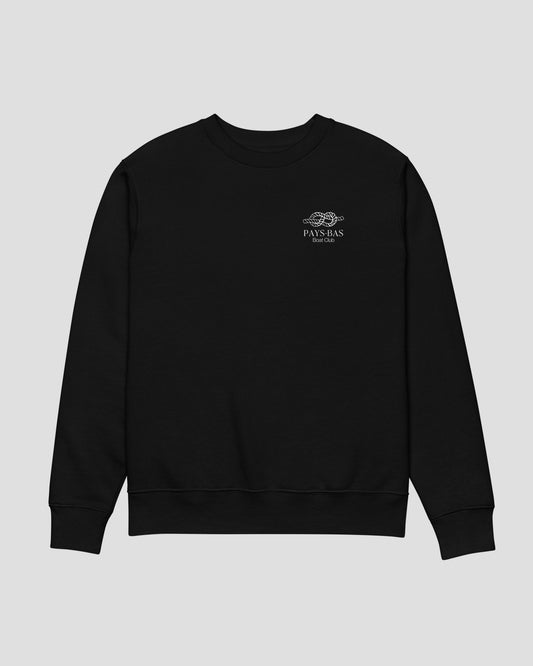 Les Pays-Bas Knot logo Sweater Black
