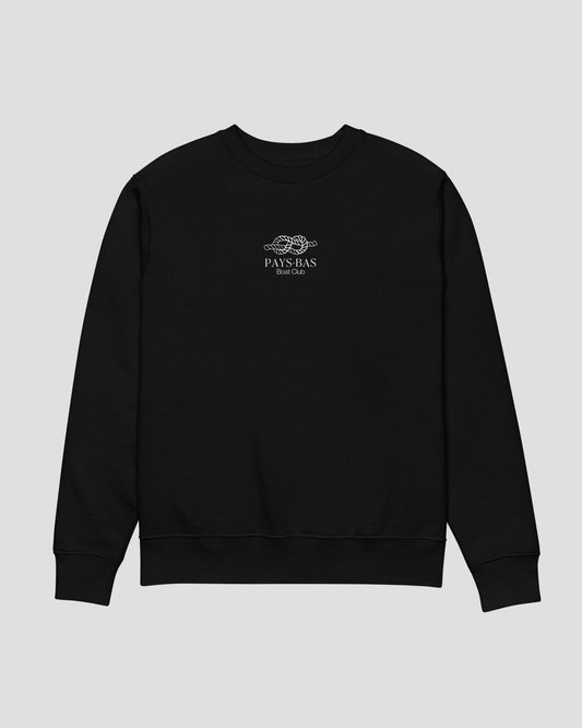 Sailing Boat Sweater Black