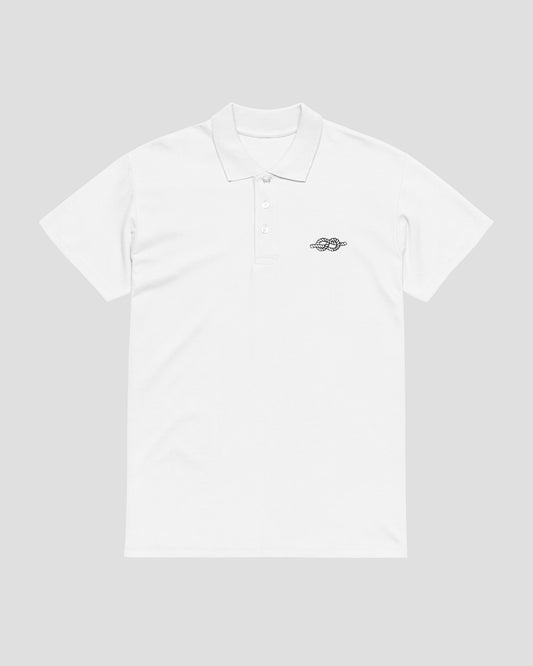 Knot Logo Polo White