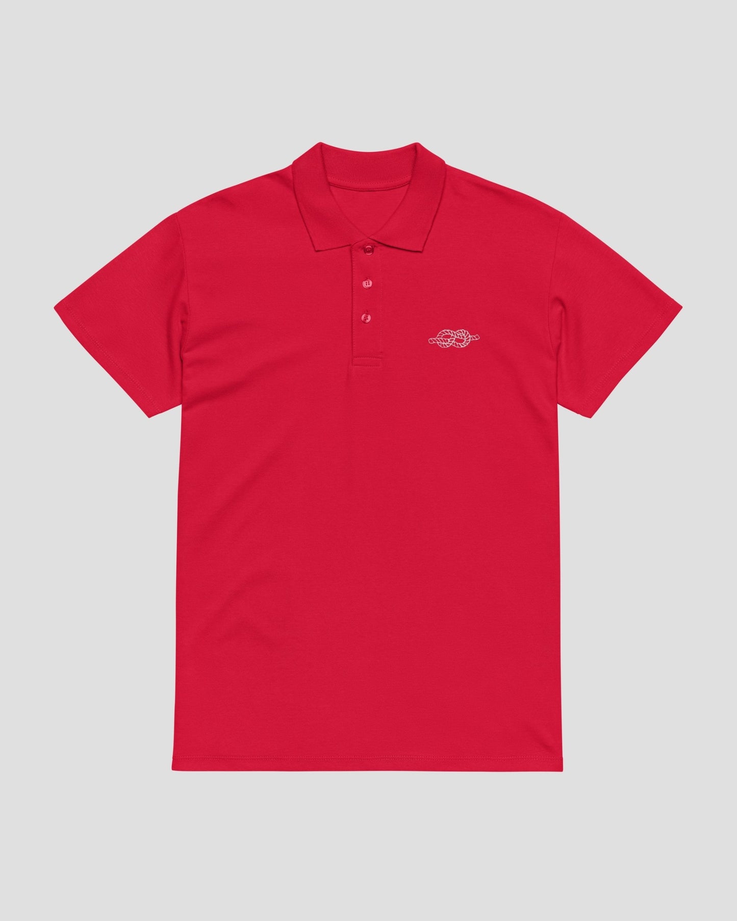 Knot Logo Polo Red