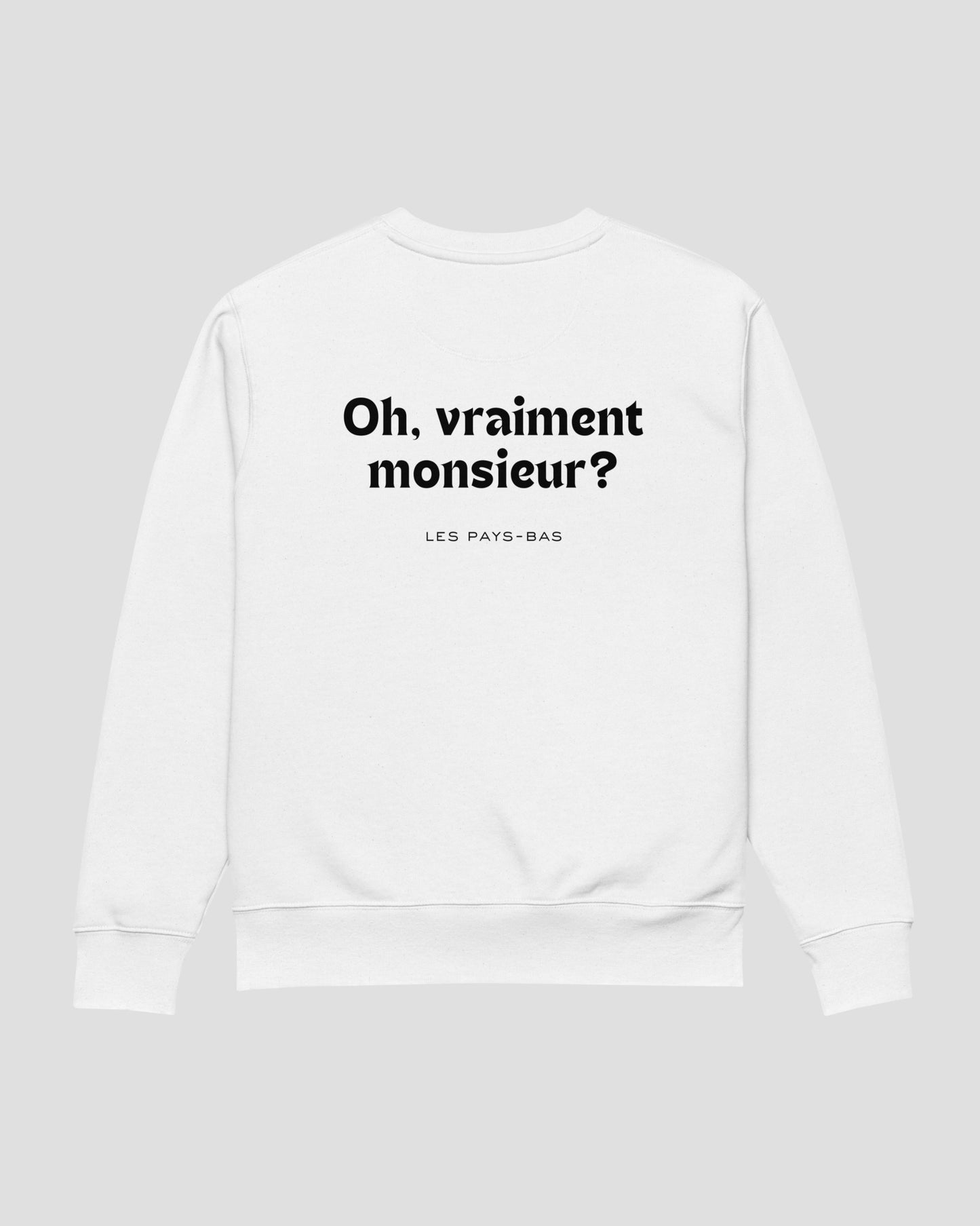 Vraiment Monsieur Sweater White