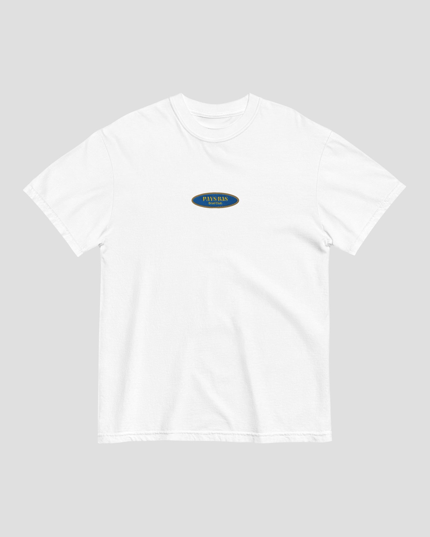 Embroidery Patch Pays-Bas Boatclub White