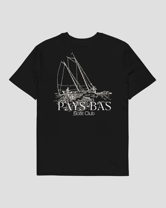 Sailing Boat T-shirt Black