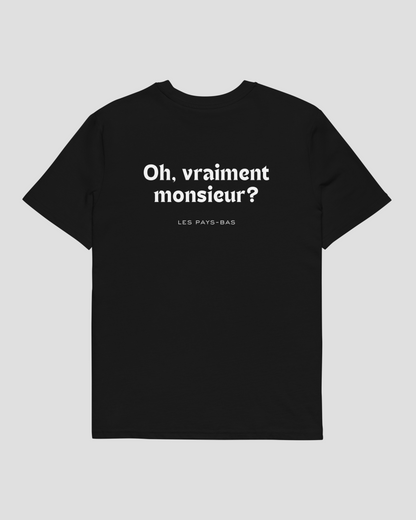Vraiment Monsieur T-shirt Black
