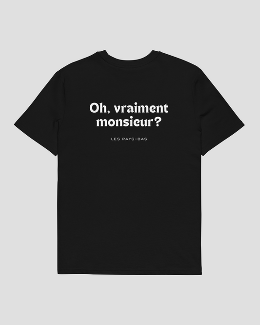 Vraiment Monsieur T-shirt Black