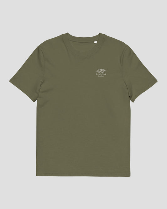 Les Pays-Bas Knot Logo T-shirt khaki