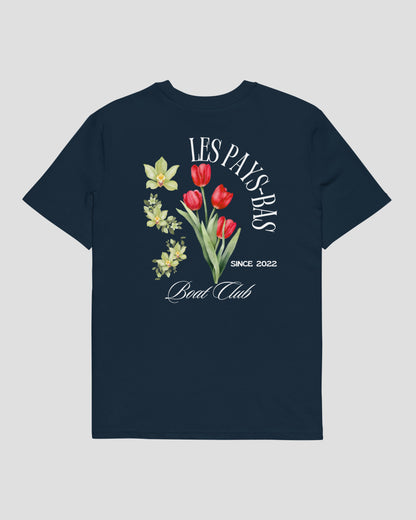 Roses T-shirt navy