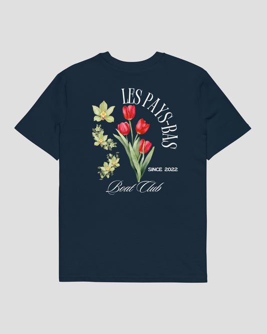 Roses T-shirt navy