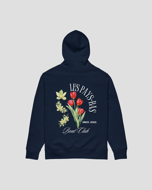 Roses Hoodie Navy